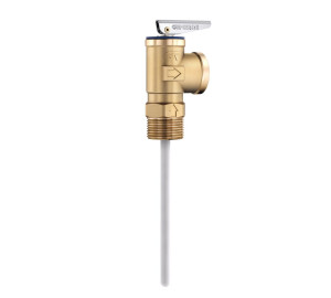 Pressure and temperature safety valve
